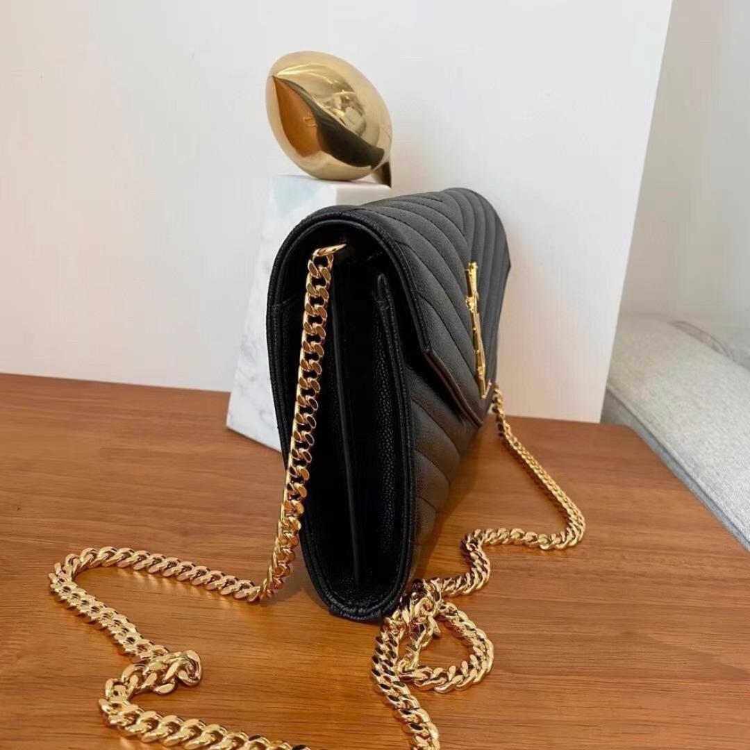 YSL ブラックショルダーバッグ サンローラン SAINT LAURENT ショルダーバッグ レザー ブラック