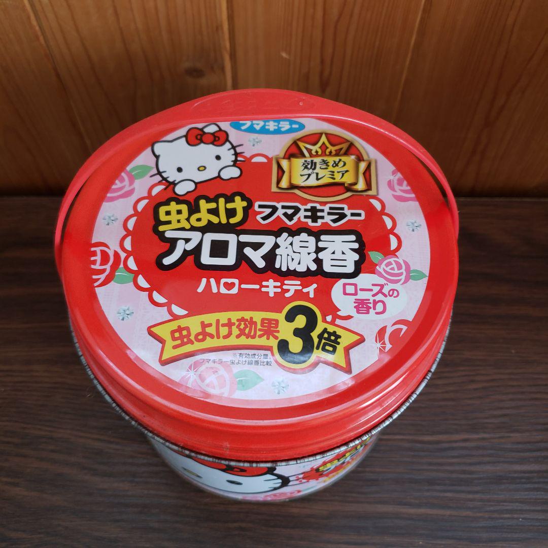 虫よけフマキラー アロマ線香 ハローキティ ローズの香り 日本