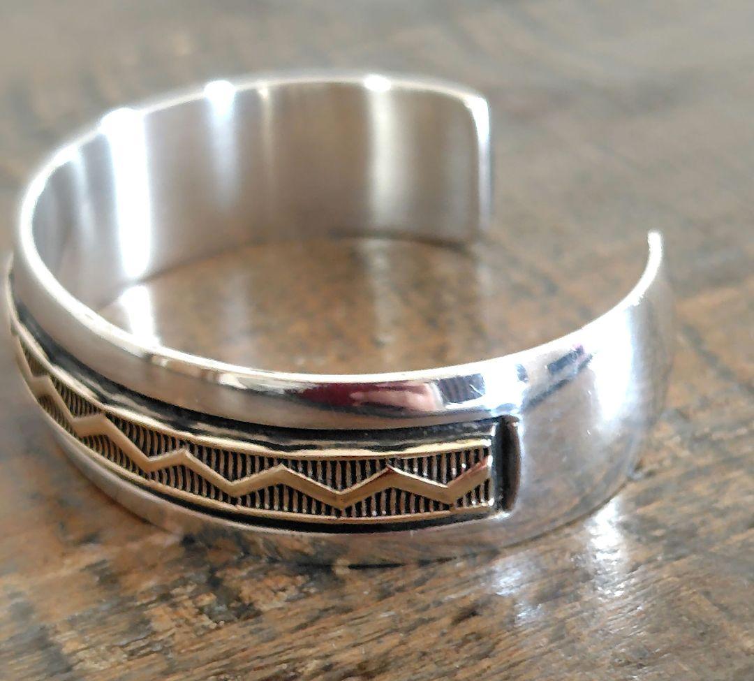 Mark Jimenez シルバー 14K カフ バングル アパッチ