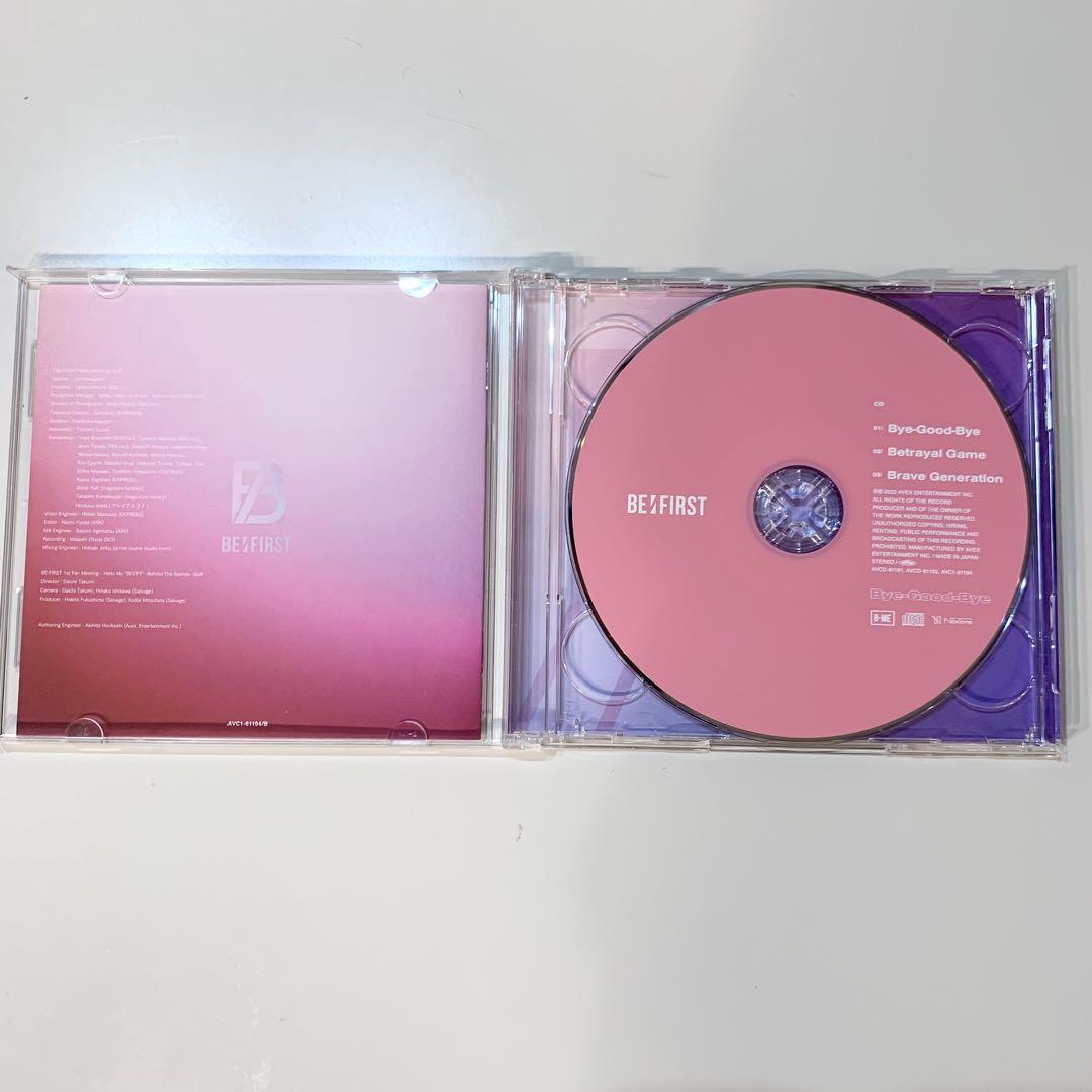 BMSGSHOP限定盤 BE:FIRST Bye-Good-Bye CD DVD