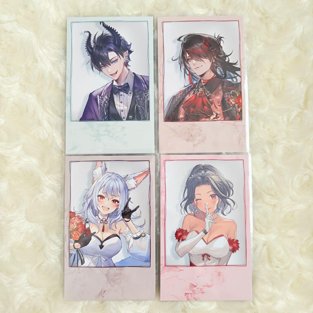 にじさんじEN チェキ ジューンブライド ヴォックス レン ニナ スカーレ