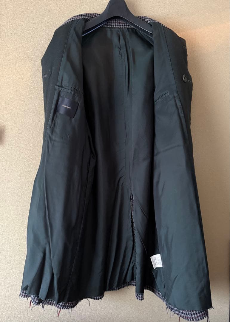 Undercover ツイードガンクラブチェックコート Undercover ツイードガンクラブチェックコート