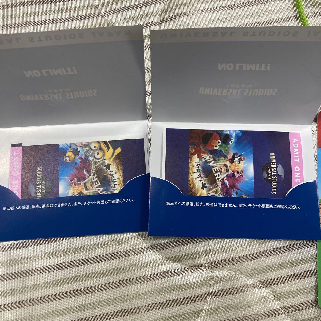 USJクレデンシャル＆1Dayチケット2組分