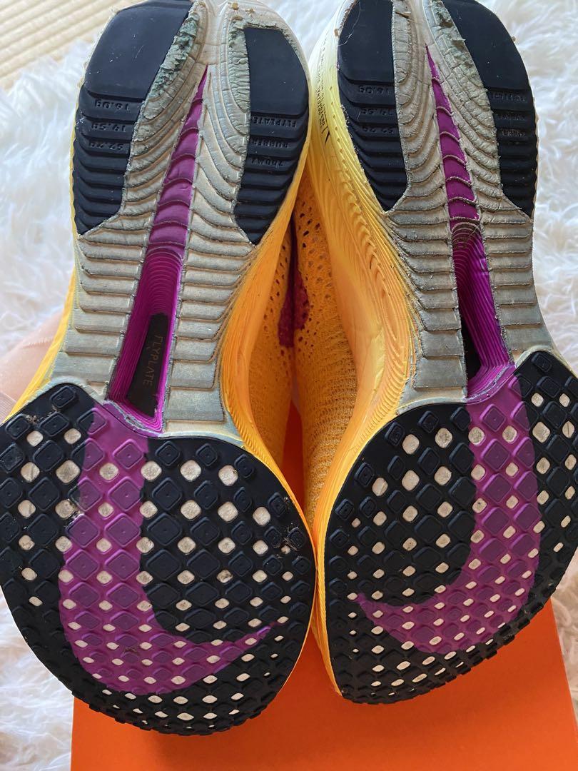 Nike ZoomX Vaporfly Next %3 24.5 オレンジ