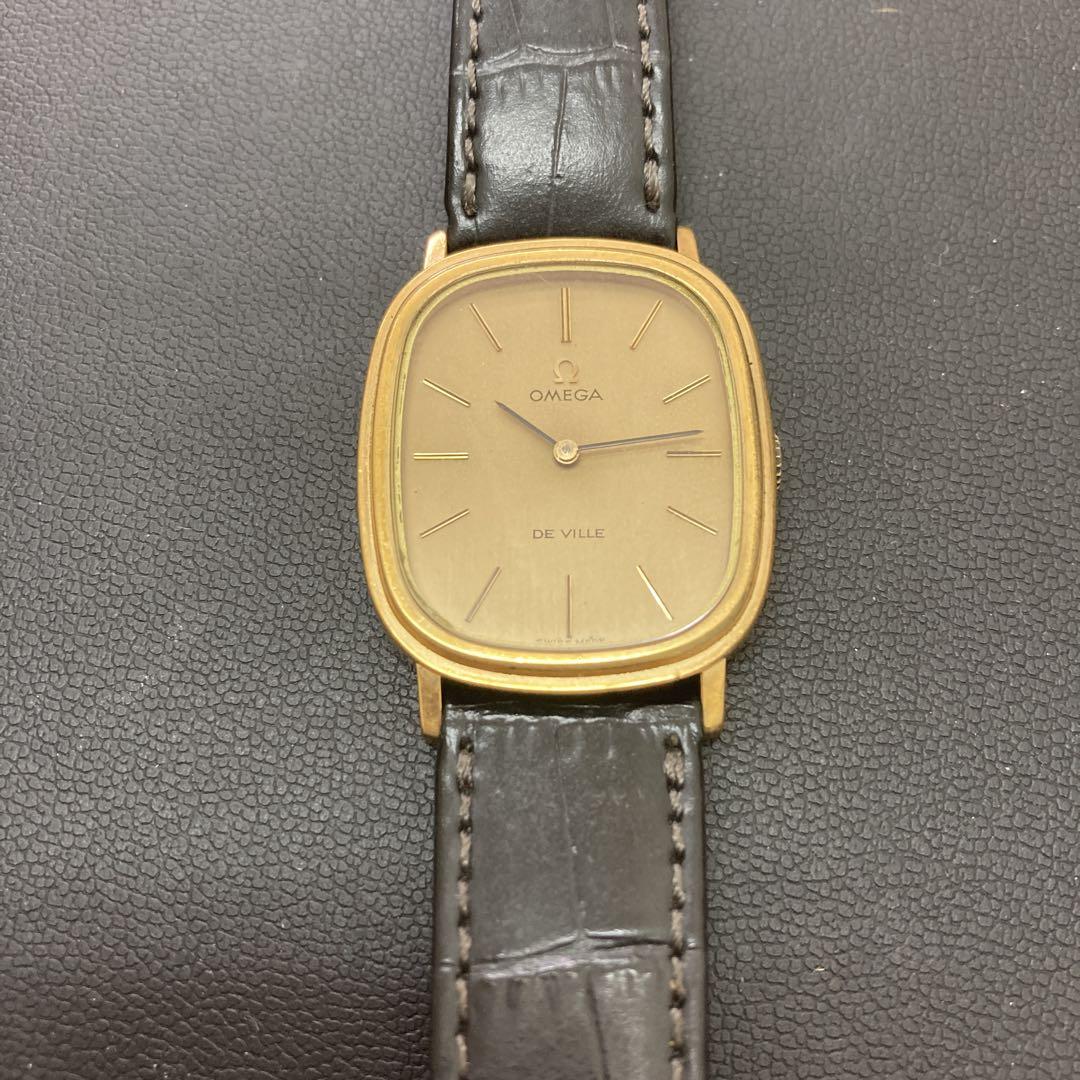 OMEGA De Ville ゴールド スクエア時計