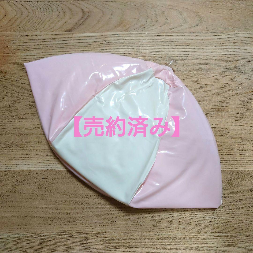 ハンドメイド ひんやり帽子 アイスキャップ 保冷剤入り冷却キャップ くすみピンク