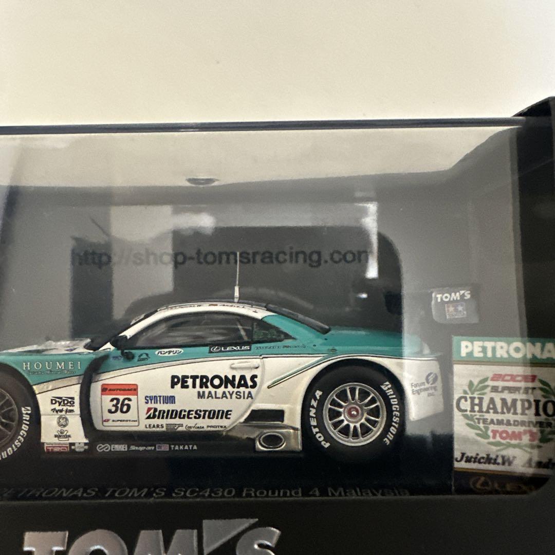 ミニカー EBBRO 2009 PETRONAS TOM'S SC430 1/43