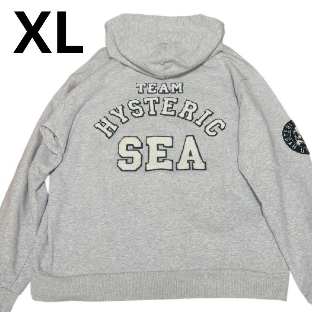 【コムドットやまと着用】ヒステリックグラマー×ウィンダンシー 両面ロゴ パーカー