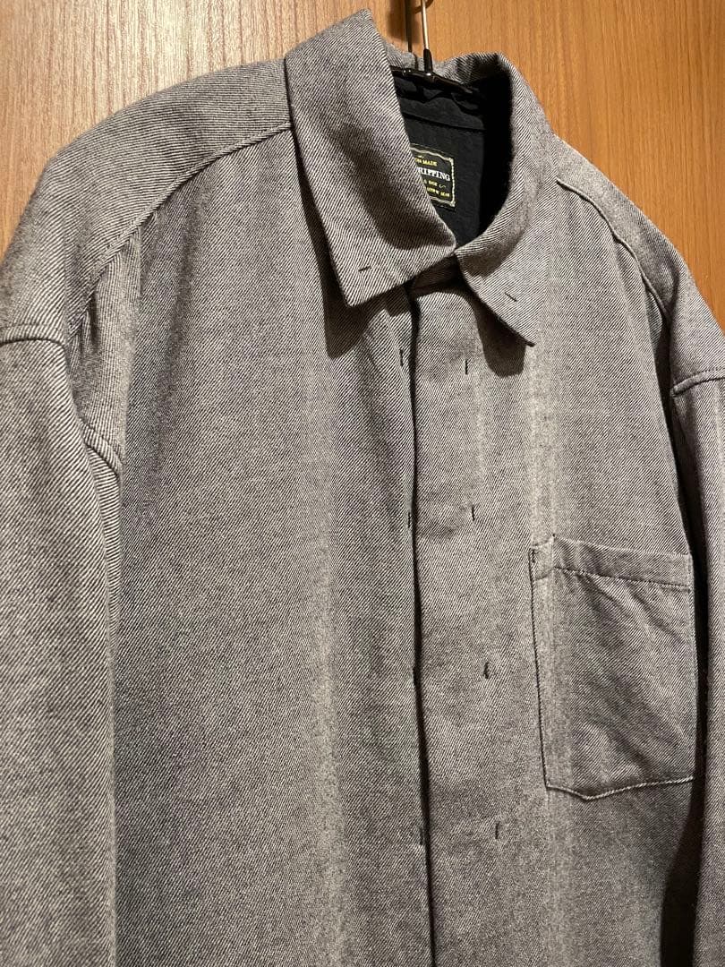 EGO TRIPPING MINIMACRAFT ウール混シャツ EGO TRIPPING エゴトリッピング / MINIMACRAFT ミニマクラフト ボタン