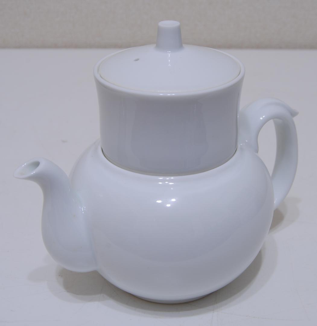 中村清六　コーヒー ポット　高麗庵　白磁　茶器　急須　水注 中村清六 コーヒー ポット 高麗庵 白磁 茶器 急須 水注