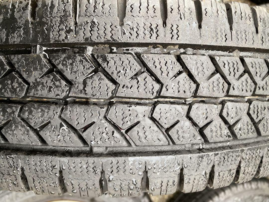 BRIDGESTONE スチール付、165R13 LT 6PR 4本セット。