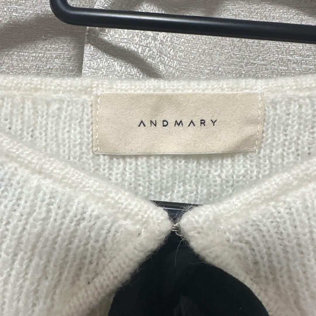 ワンピース andmary Anita ribbon mini dress