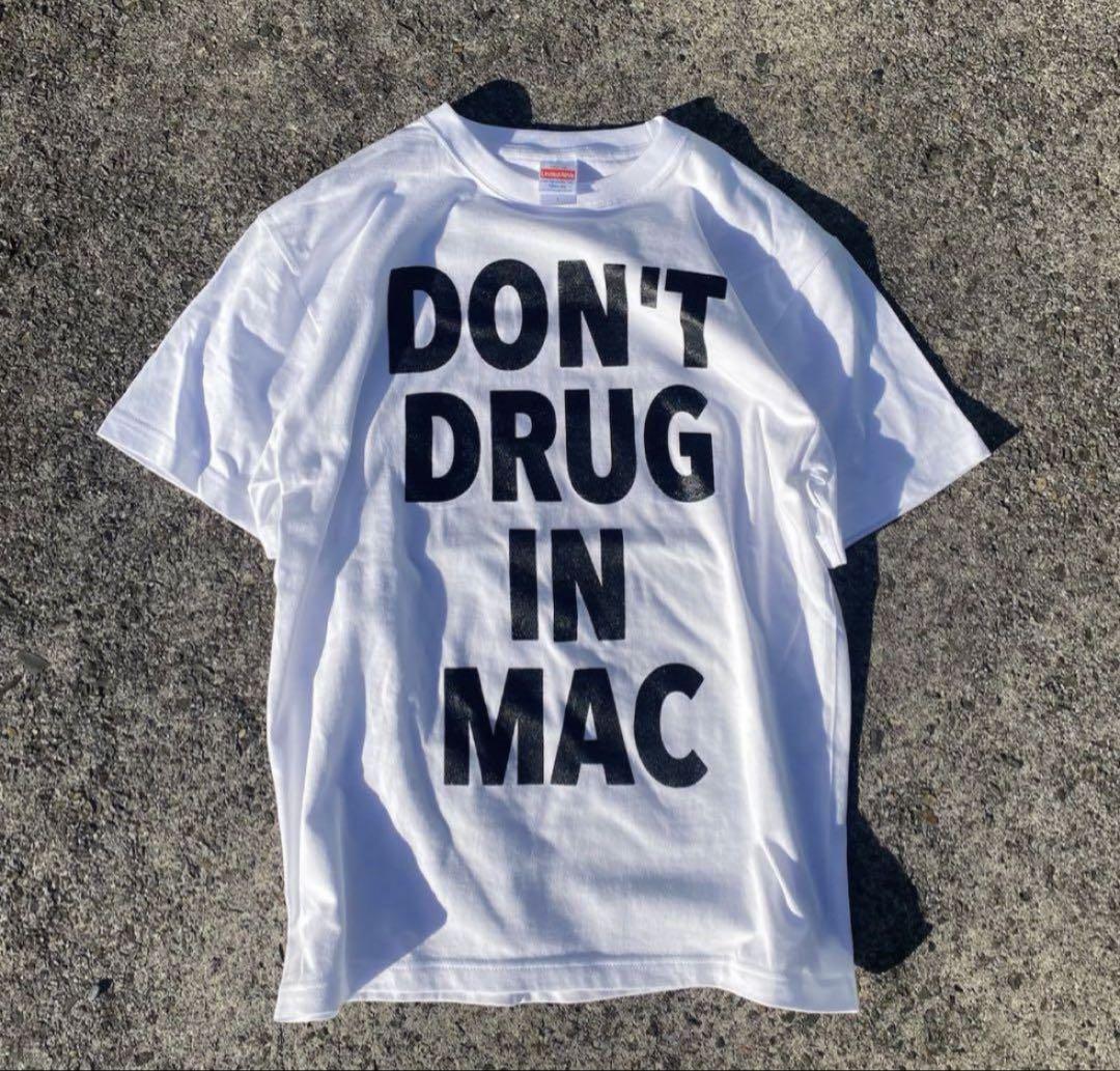 ddim DON'T DRUG IN MAC tシャツ　白 DDIM