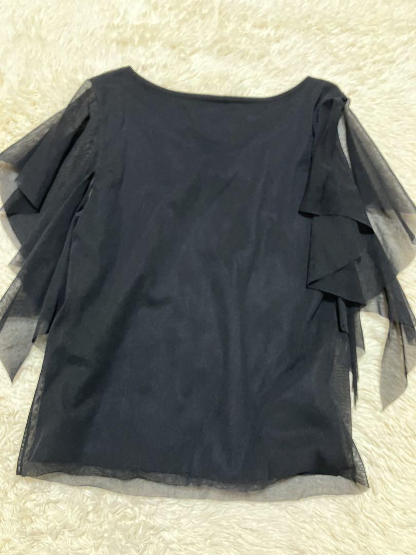 ファッション Vivienne Tam ビーズ タンクトップ 黒 パワーネット - メルカリ トップス