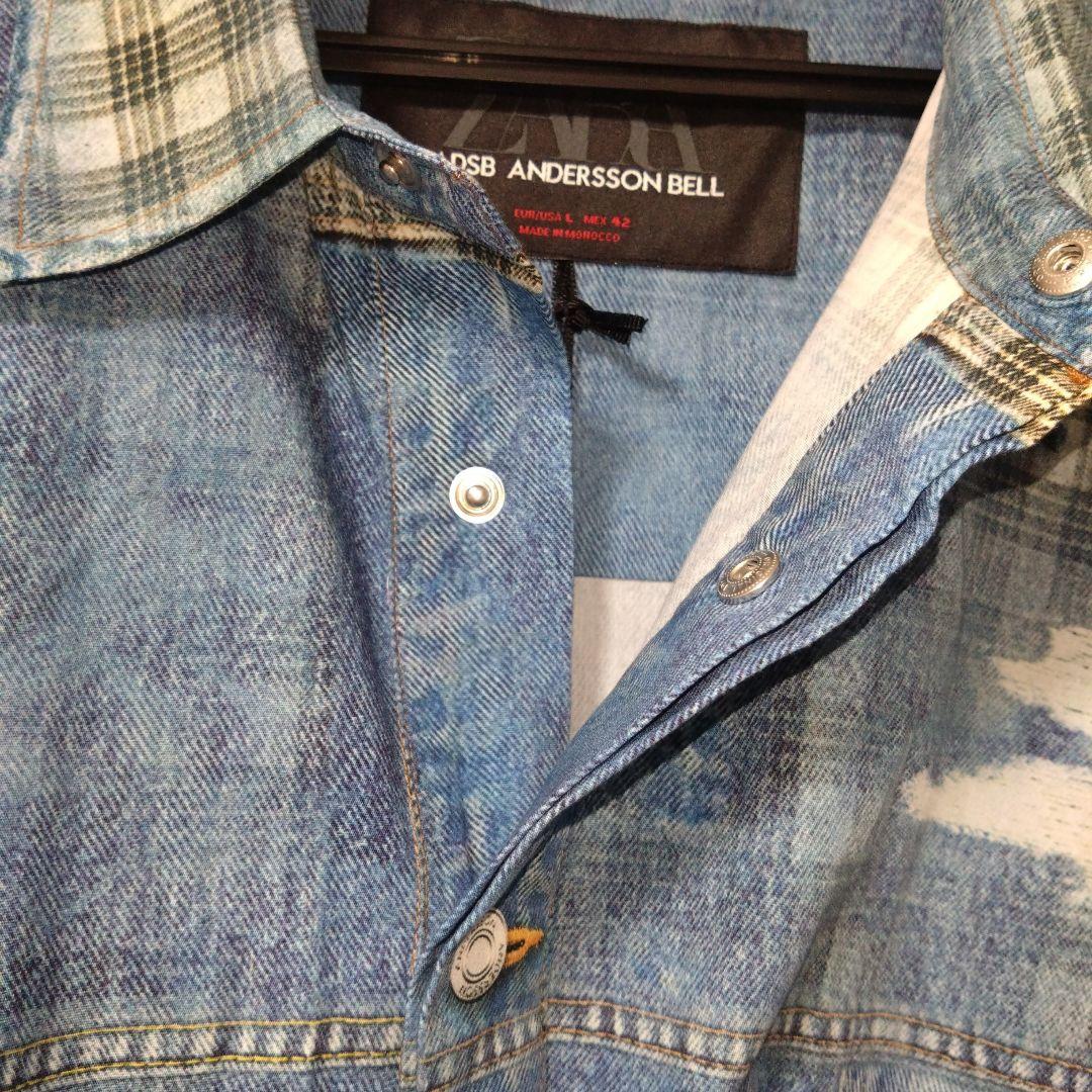 ZARA x Andersson Bell　トロンプルイユプリント　シャツ