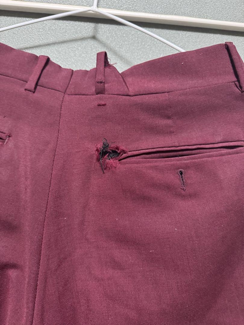 【GUCCI】モヘヤ/ウール混 スーツ セットアップ ワインレッド 44R