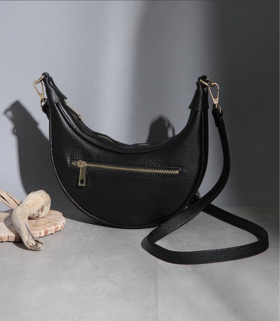 AULENTTI ハーフムーンショルダー セール】【AULENTTI/オウレンティ】ハーフムーンショルダーBAG