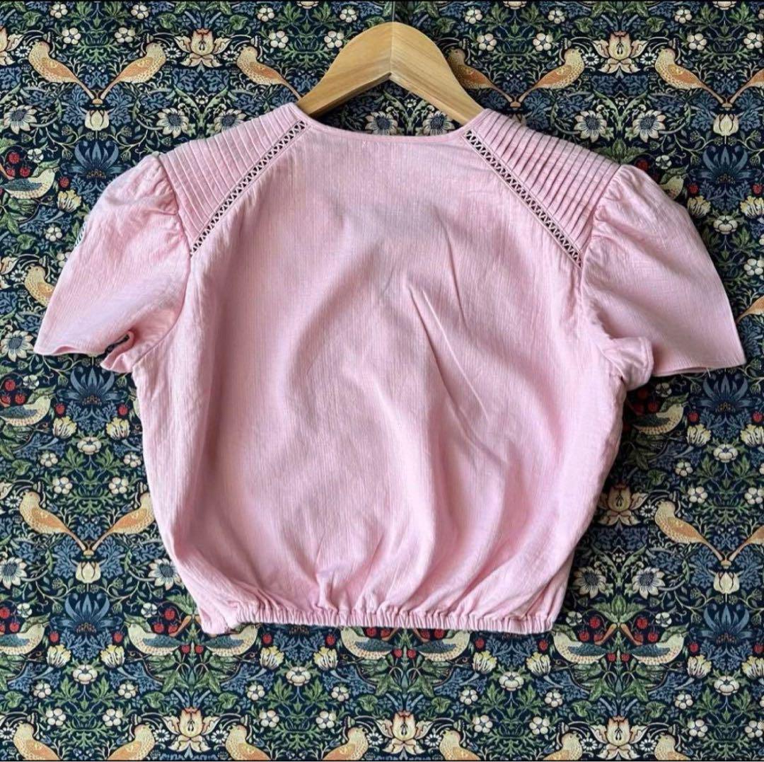 トップス borders at balcony SCALLOP TOP ボーダーズアットバルコニー BORDER SCALLOP TOP
