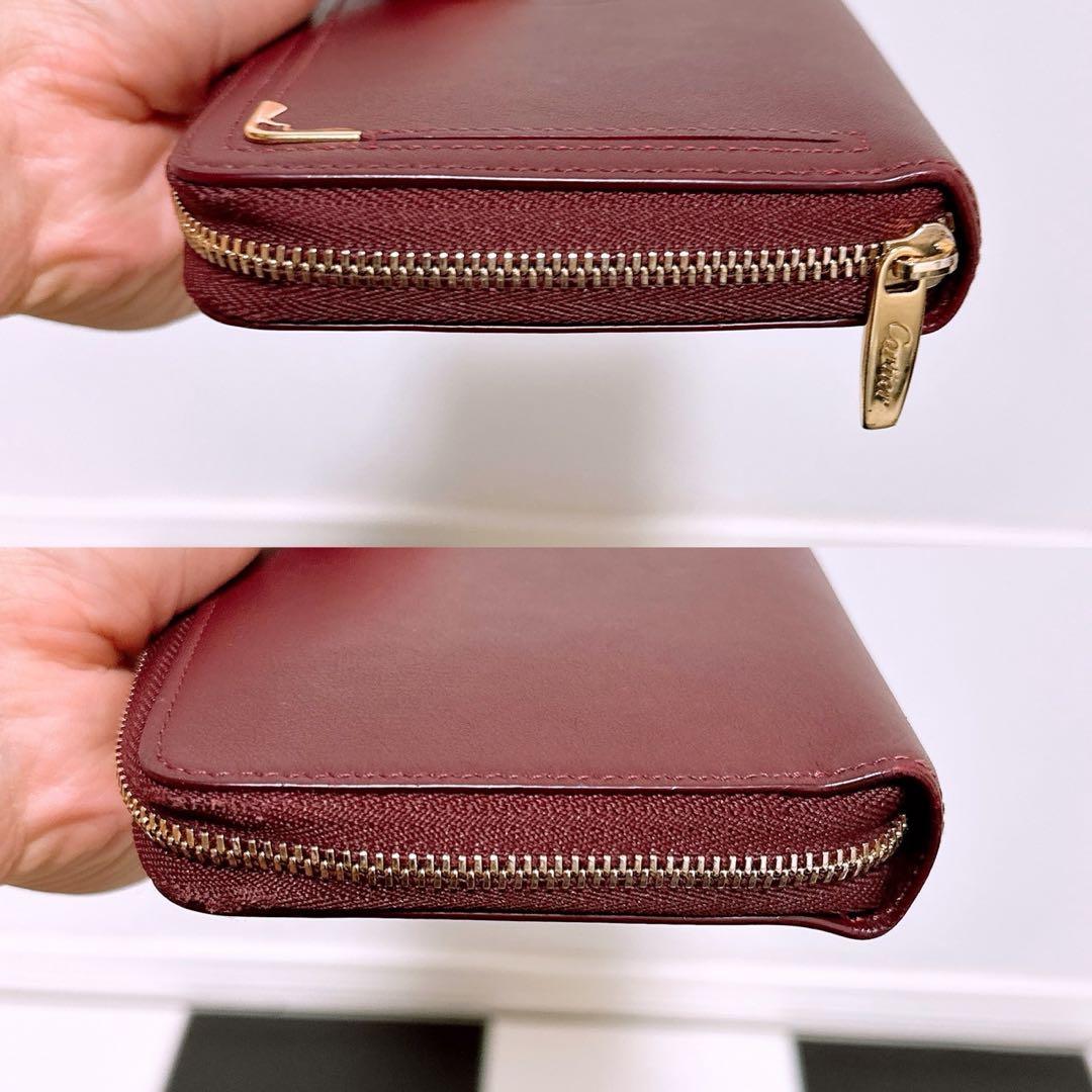 スペシャルサイズ！ Cartier カルティエ 長財布 ラウンド 昇るような