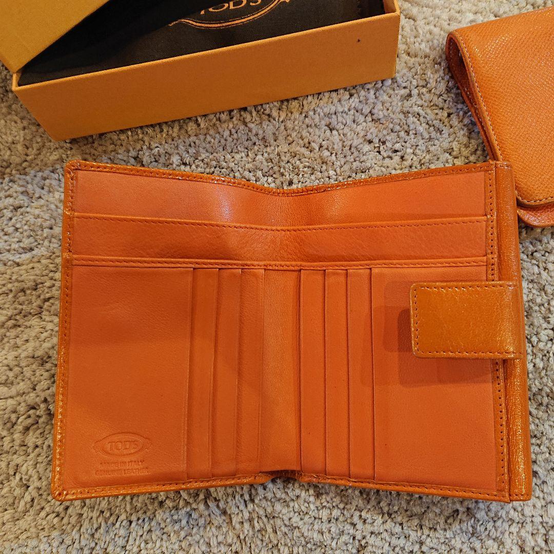 TOD’S 折り財布 ダブルホック美品 手帳ケース付き トッズ