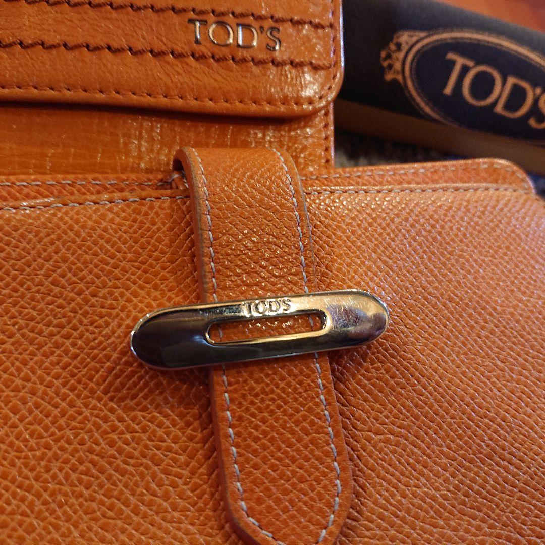 TOD’S 折り財布 ダブルホック美品 手帳ケース付き トッズ
