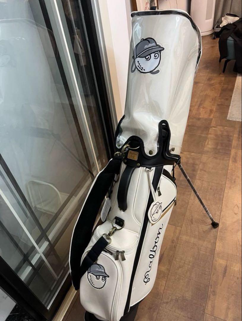malbon golf マルボン ゴルフ キャディバッグ 白