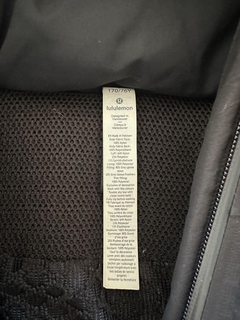 lululemon ダウンジャケット