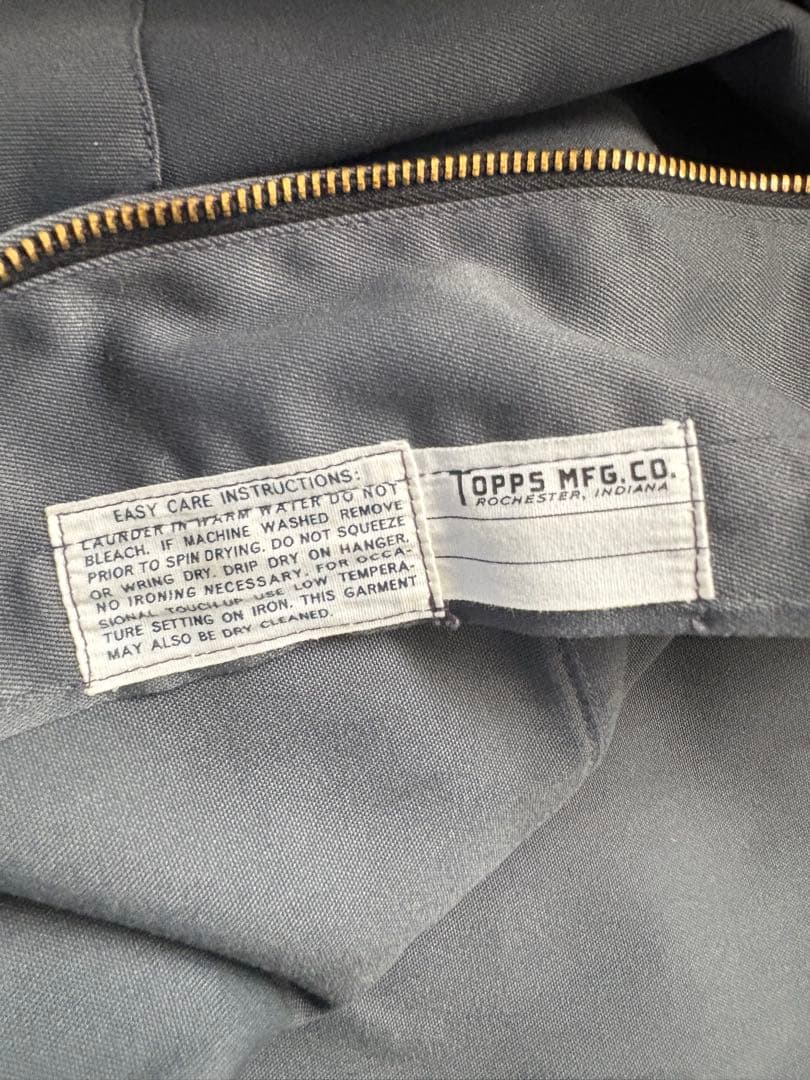 50s 60s Topps MFG CO. ビンテージワークジャケット