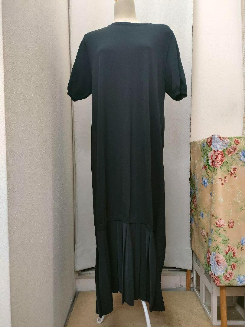ノット　ブラック　ニットワンピース