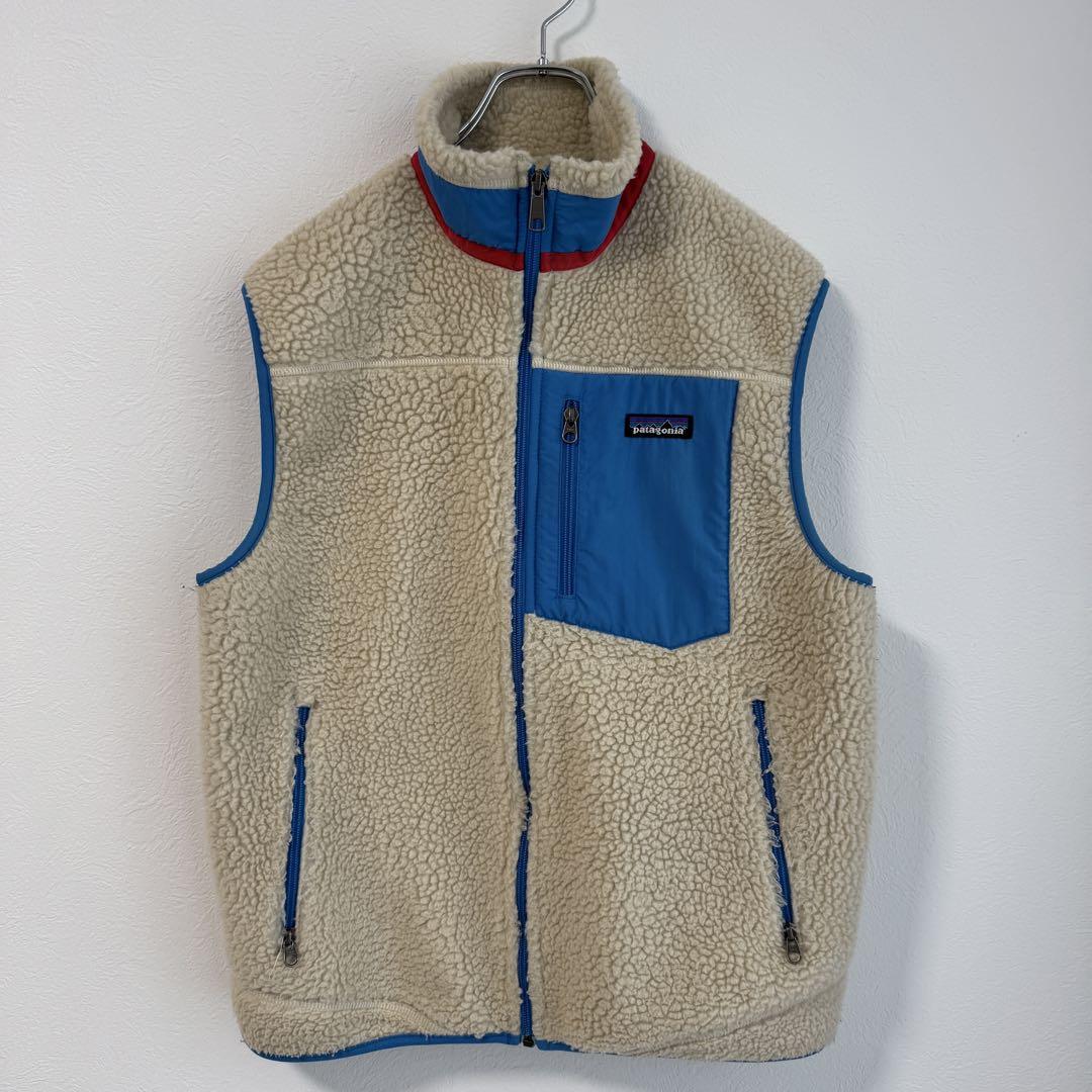 パタゴニアPatagoniaアラスカブルーレトロXベスト2010年モデルMサイズ 超希少!早い者勝ち!パタゴニア レトロxベスト アラスカブルー