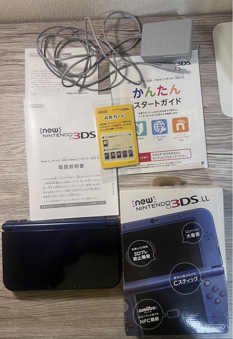 New Nintendo 3DS LL メタリックブルー 本体 付属品完品