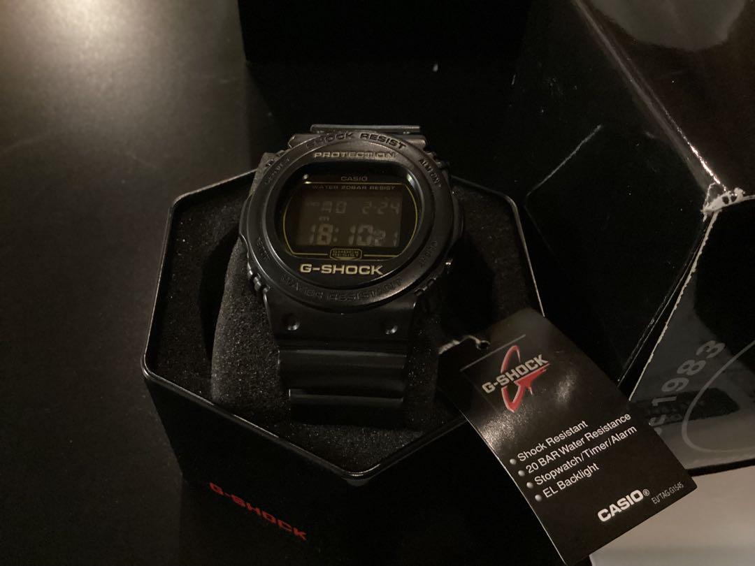 未使用美品箱付き動作品G-SHOCK GA-2100 ブラック/ブルー