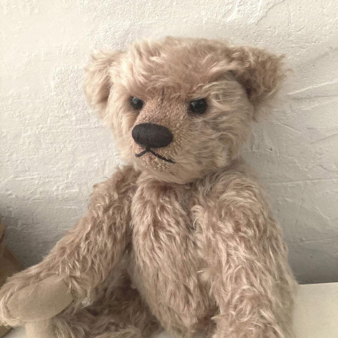 アンティーク クマ ぬいぐるみ テディベア　ハンドメイド　テディベア　イギリス