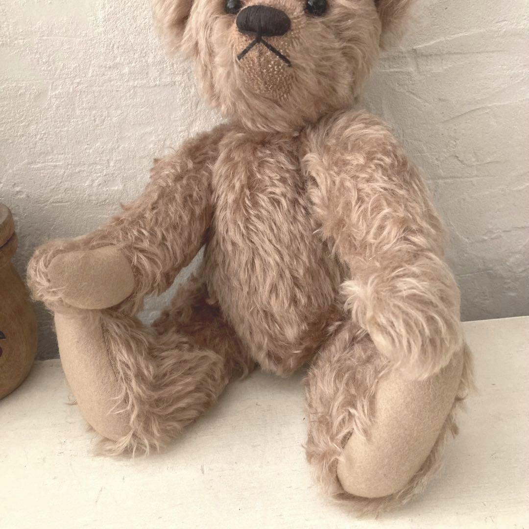 アンティーク クマ ぬいぐるみ テディベア　ハンドメイド　テディベア　イギリス
