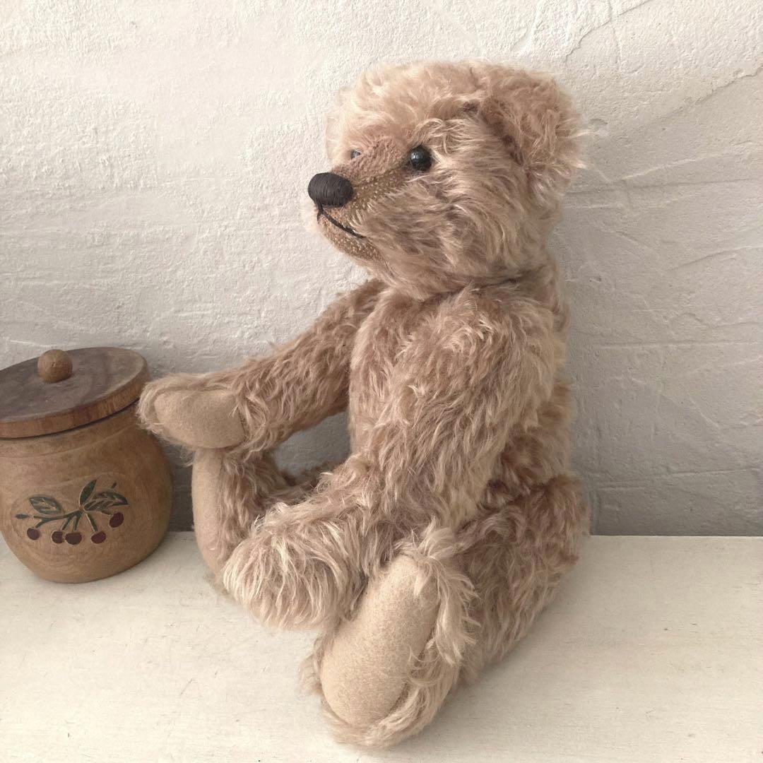 アンティーク クマ ぬいぐるみ テディベア　ハンドメイド　テディベア　イギリス