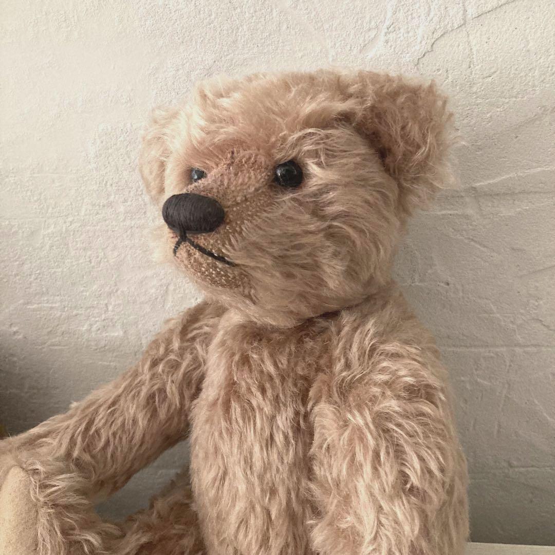 アンティーク クマ ぬいぐるみ テディベア　ハンドメイド　テディベア　イギリス