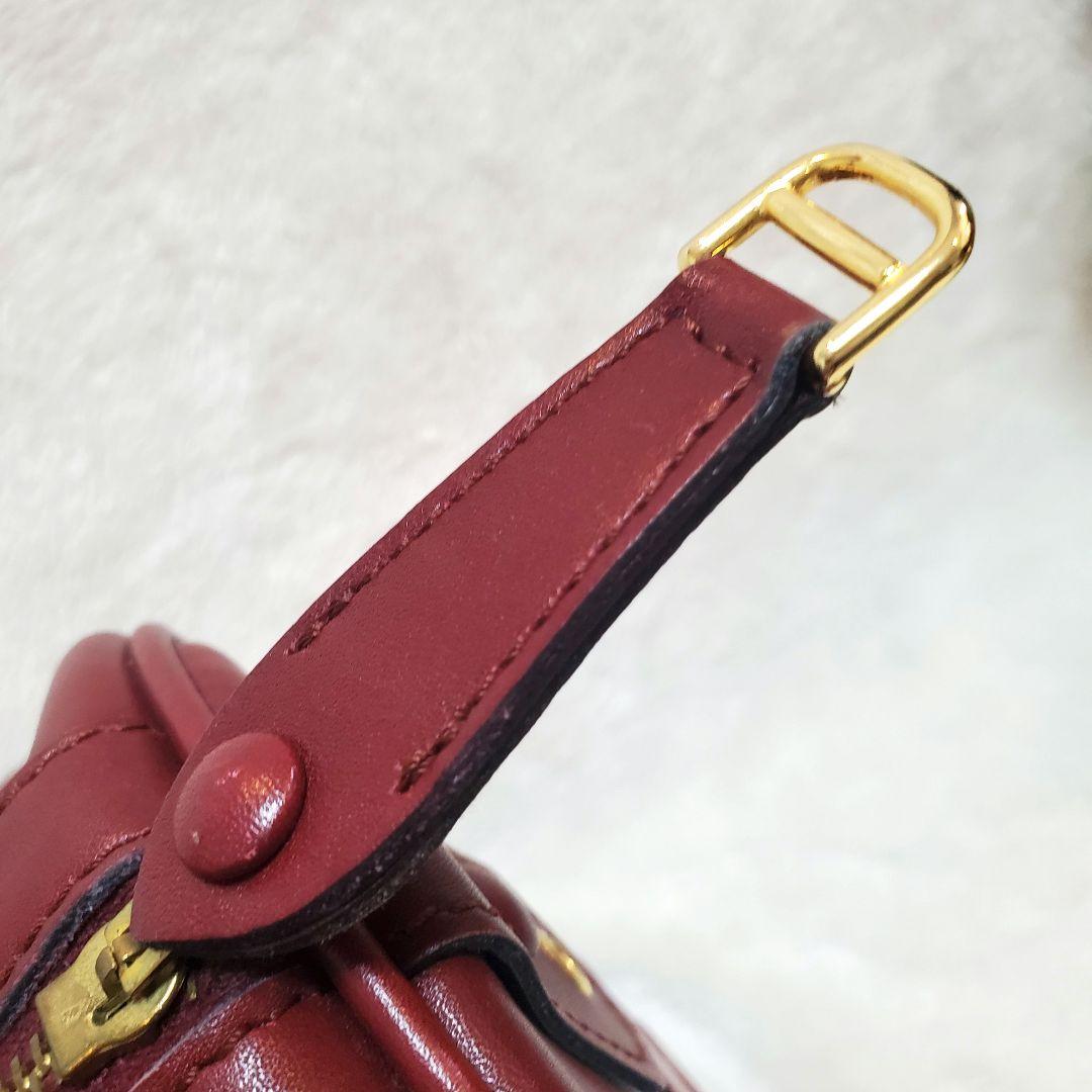 極美品Cartier ボストンバッグ マスト ハンドバッグ 金金具