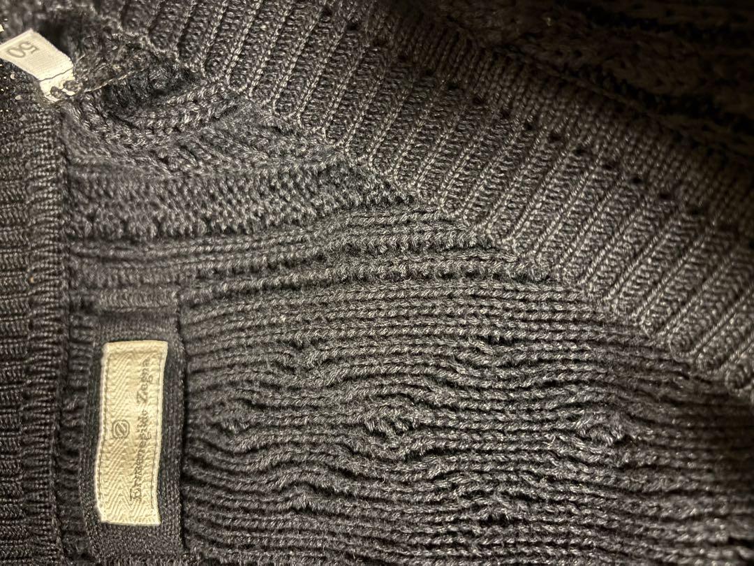 ゼニアのカーディガンサイズ50美品MADE IN ITARY