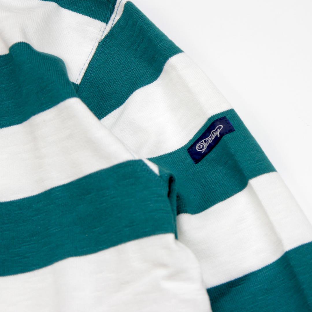 Tieasy BOATNECK WIDE BORDER BASQUE SHIRT