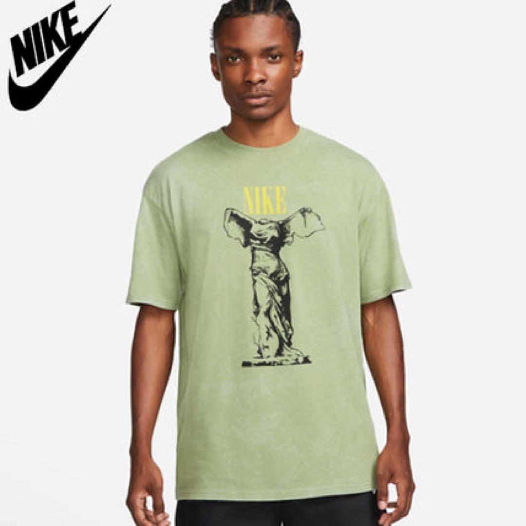 美品NIKE ニケ像 Tシャツ S グリーン - メルカリ