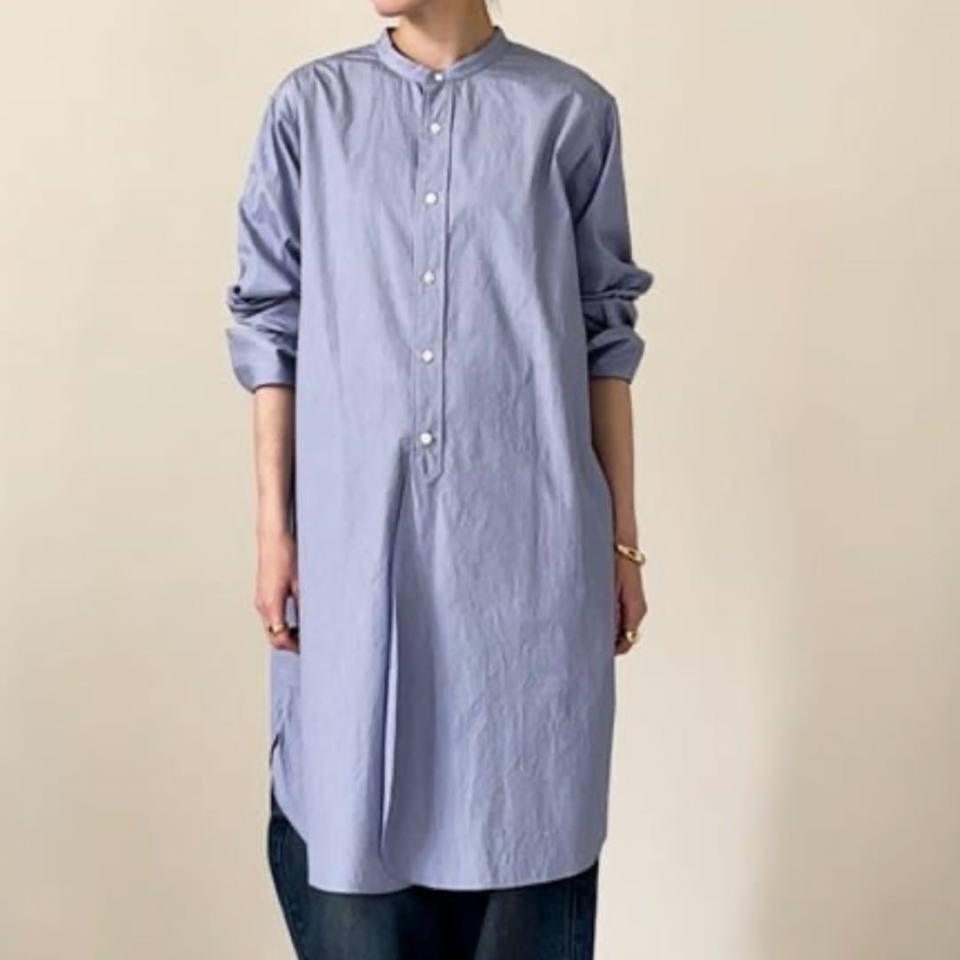 【未使用・タグ付】Curensology ＜&RC＞バンドカラーシャツ Curensology｜<&RC>バンドカラーシャツ | Rakuten Fashion(楽天