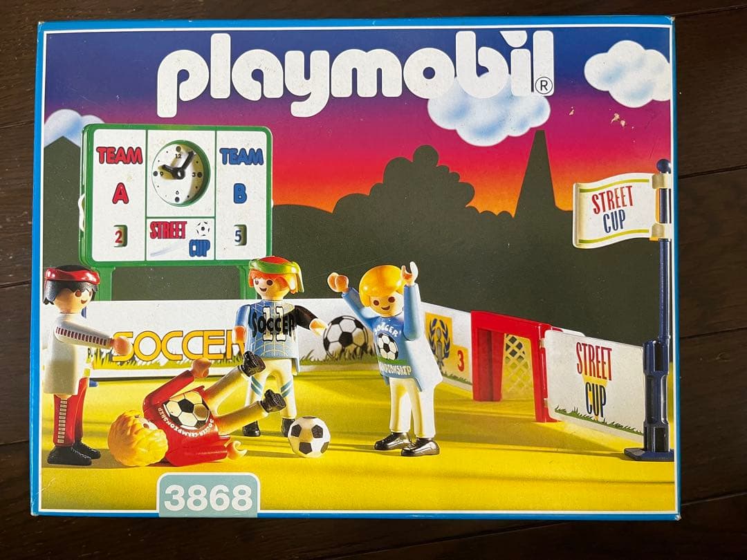 【廃盤品】playmobil プレイモービル 3868 サッカースタジアム