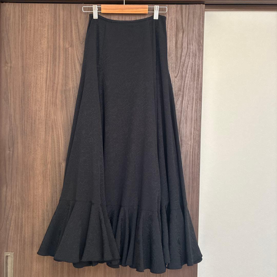 フラメンコ衣装黒 フラメンコスカート ピキージョ付き目立った傷や汚れなし