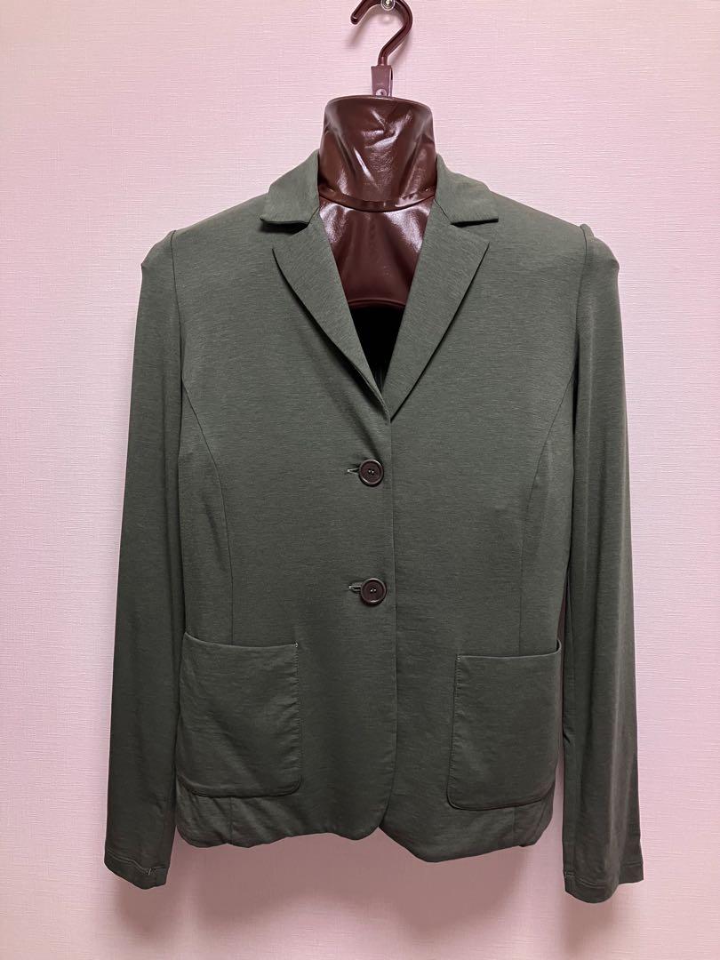 WEEKEND MaxMara （天竺ニットジャケット ） カーキ系 M サイズ