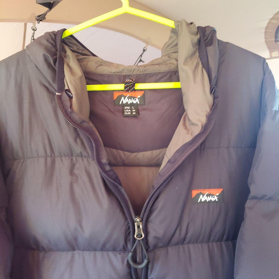 Nava ダウンジャケット 黒 フード付き Nava フード付きダウンジャケット L黒 - メルカリ