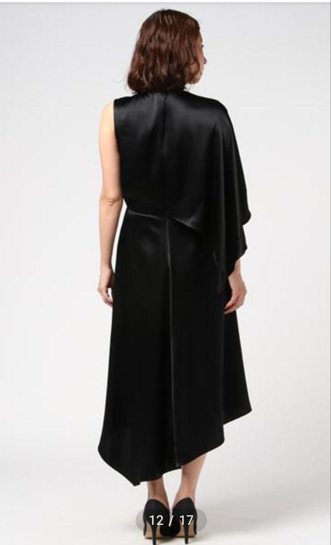 LE CIEL BLEU 定価41800　新品　黒　ロングワンピース　結婚式　S