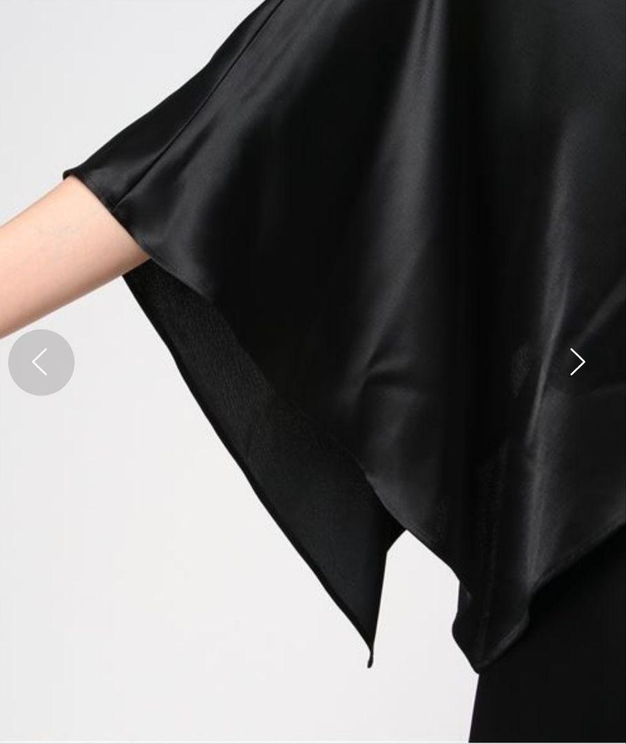 LE CIEL BLEU 定価41800　新品　黒　ロングワンピース　結婚式　S