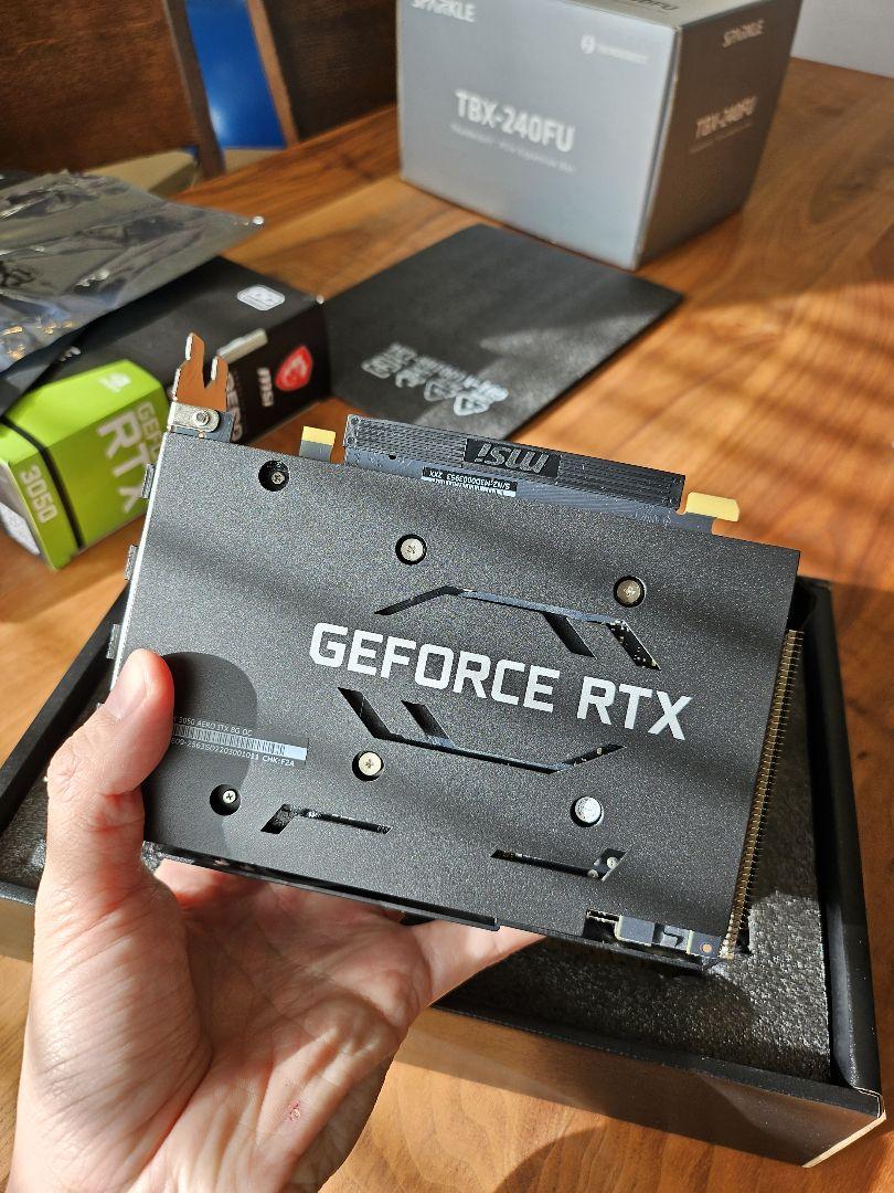 MSI AERO ITX GeForce RTX 3050 グラフィックボード