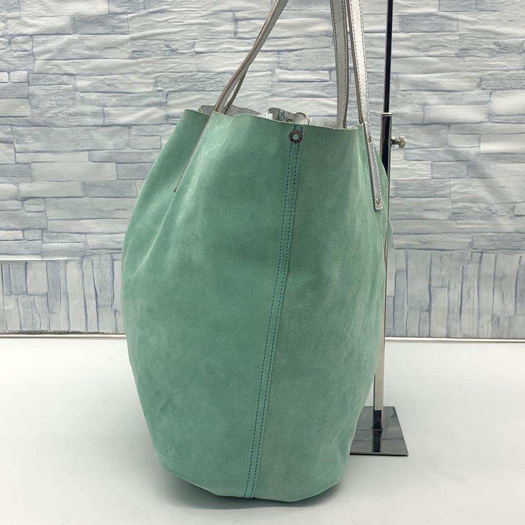 希少 TIFFANY ティファニー　トートバッグ リバーシブル A4　 シルバー