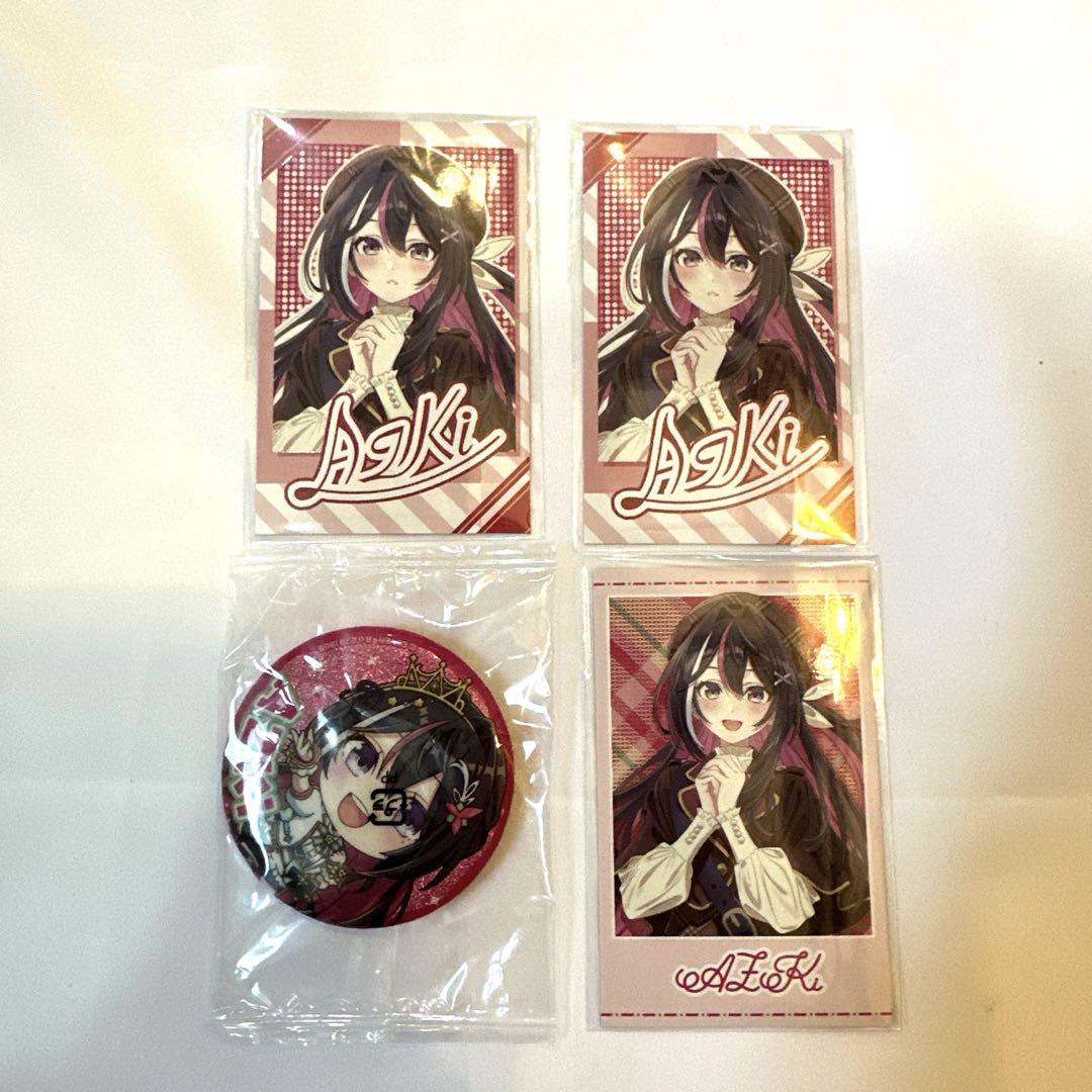ホロライブ HMV チェキ風カード 缶バッジ AZKi - メルカリ